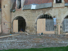 Pendant les travaux