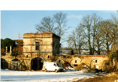 Echafaudage sur Colombier Ouest